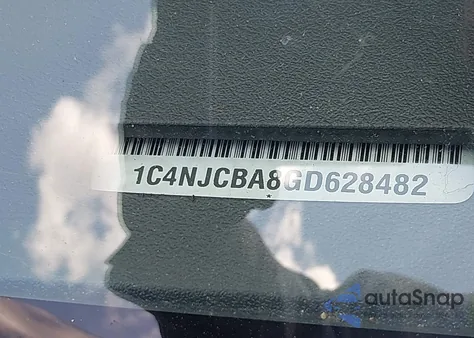 2016 Jeep Compass Sport from USA, damaged, VIN 1C4NJCBA8GD628482